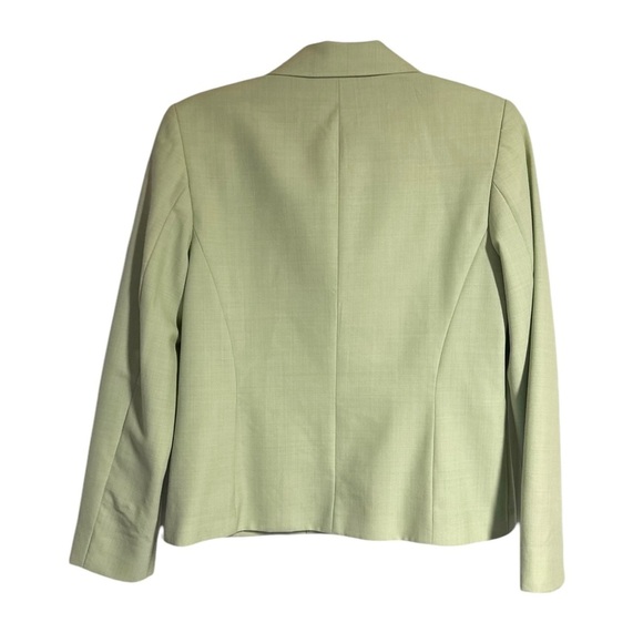 VTG Pendleton Women’s 100% Virgin Wool Green Blazer Jacket ~ Like New ~ Sz 4 - Picture 2 of 9